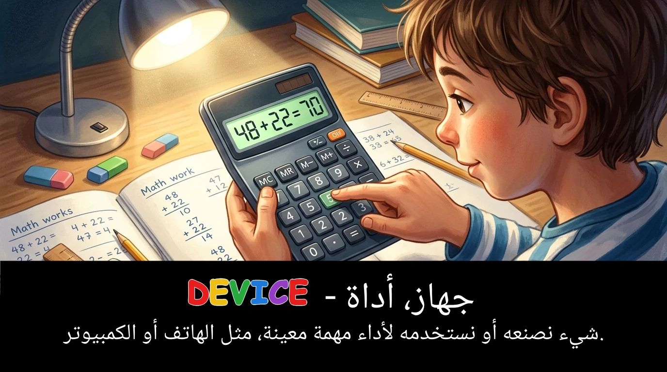 Arabic Illustration for device